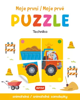 Moje první PUZZLE - Technika / Moje prvé PUZZLE - Technika (samolepková kniha CZ/SK vydanie)