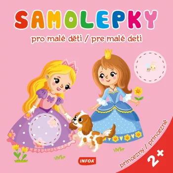  Samolepky pro malé děti / Samolepky pre malé deti - princezny (CZ/SK vydanie)(VÝYPRODEJ)J